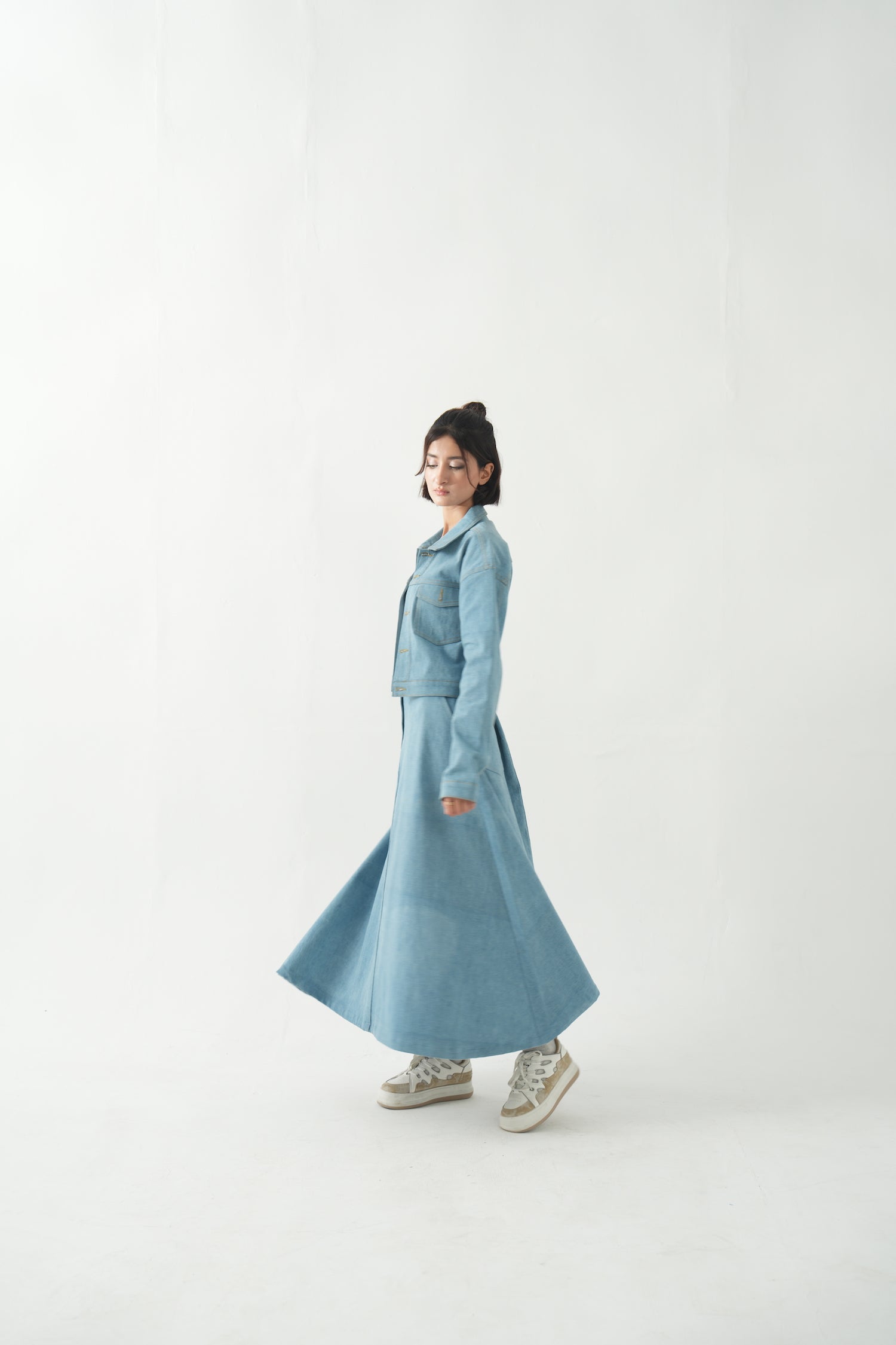Bleu Melody Skirt Set main image 0