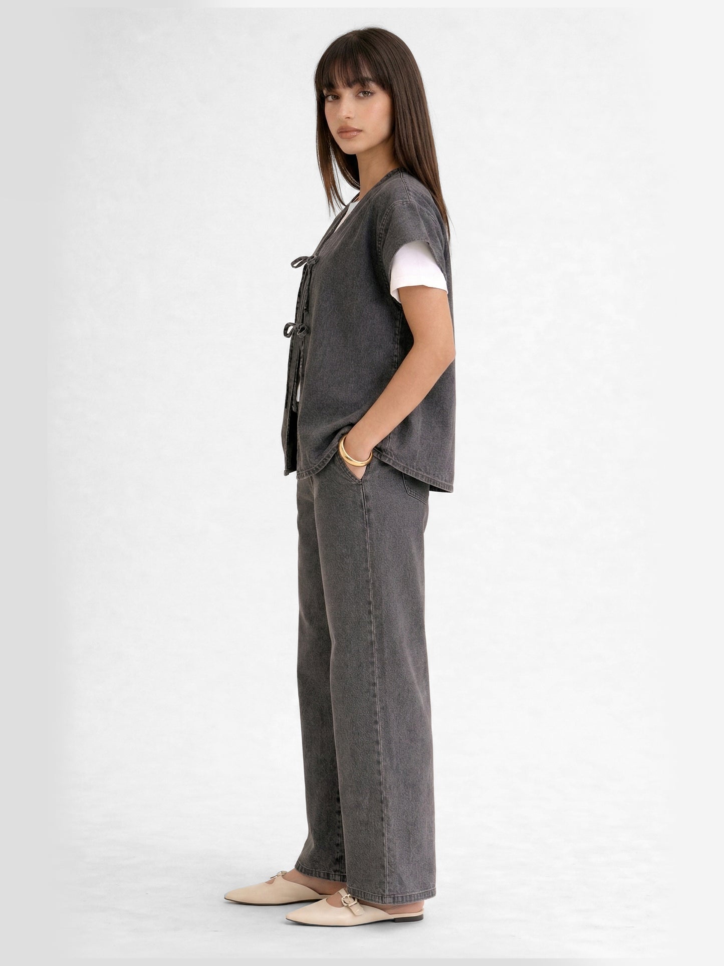 Ash - Grey Cord-Set