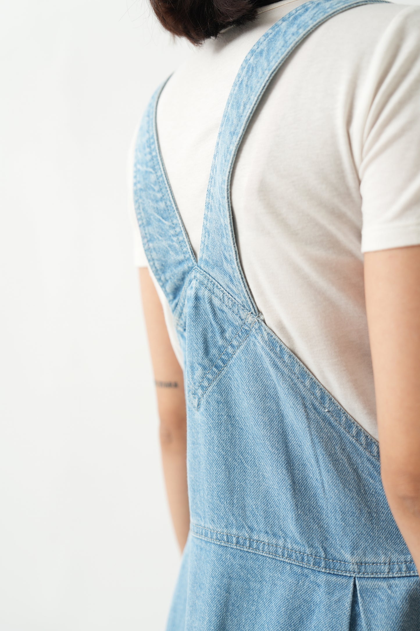 Luna - Denim Jumper dress