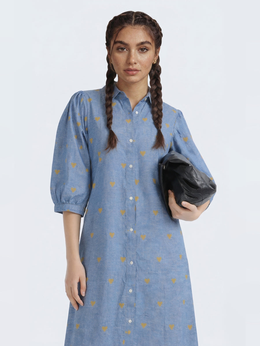 Bubbles - Denim Dress