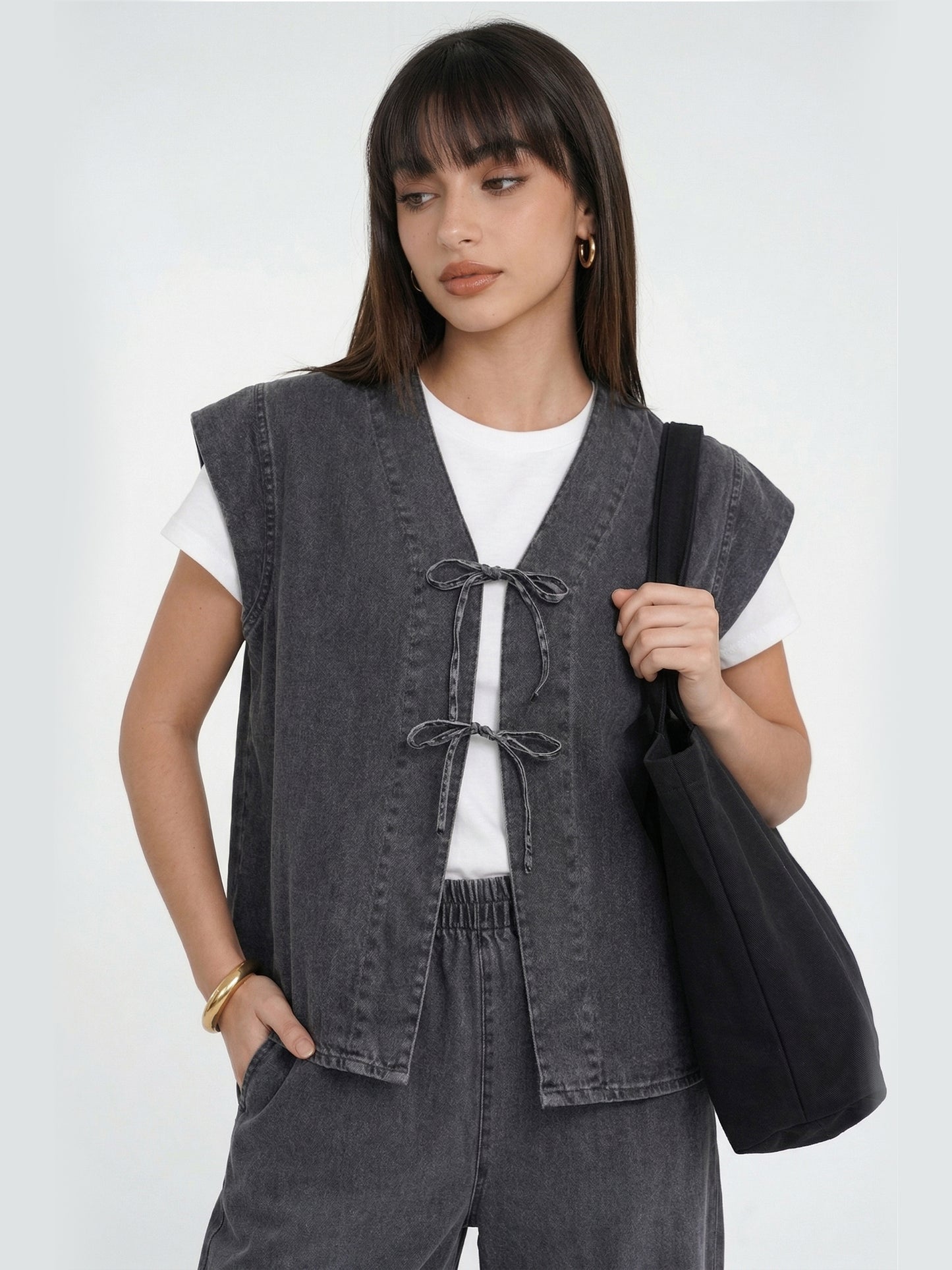 Ash - Grey Cord-Set