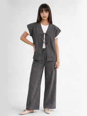 Ash - Grey Cord-Set
