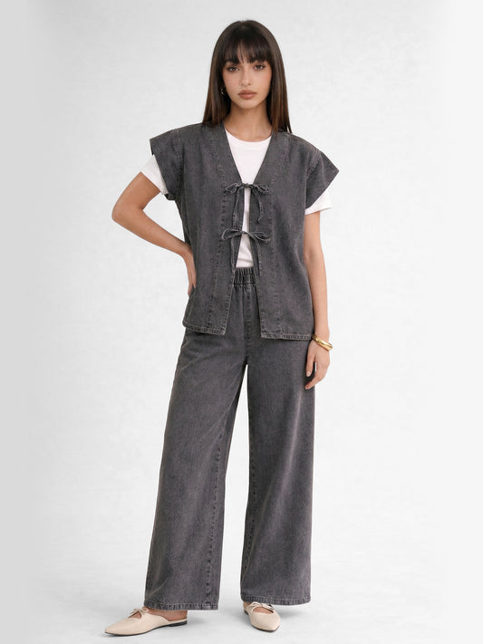 Ash - Grey Cord-Set