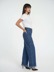 Fray - Wide-leg Pants