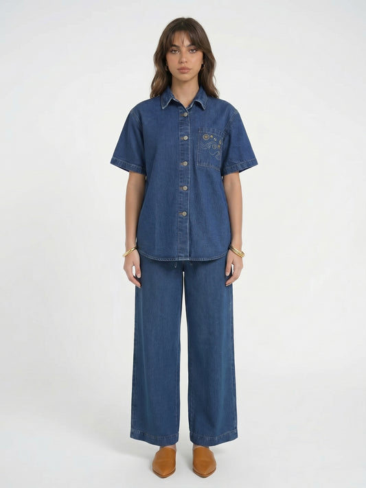 StarryNight - Denim Cord-Set