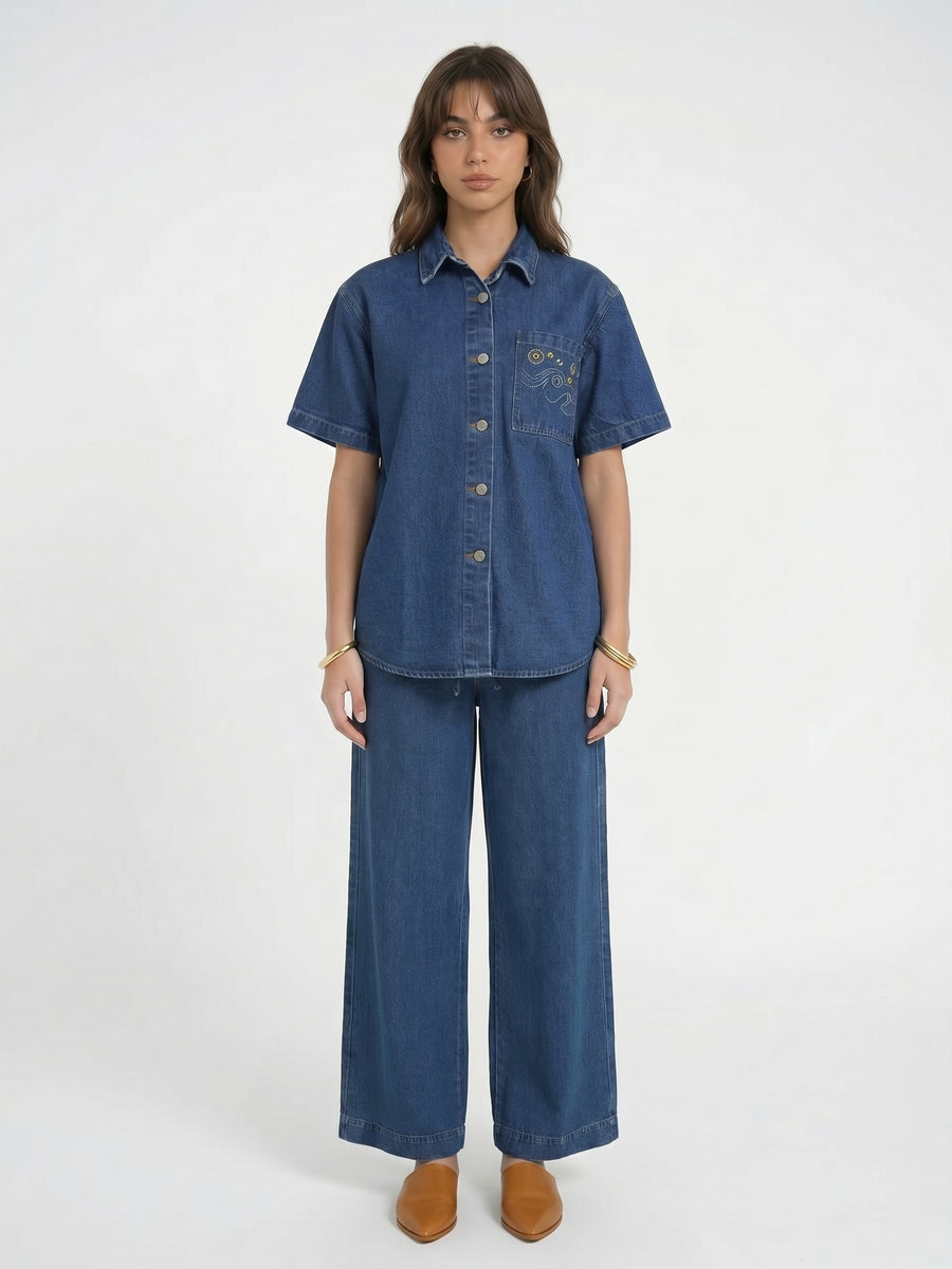 StarryNight - Denim Cord-Set