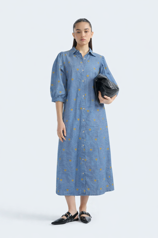 Bubbles - Denim Dress