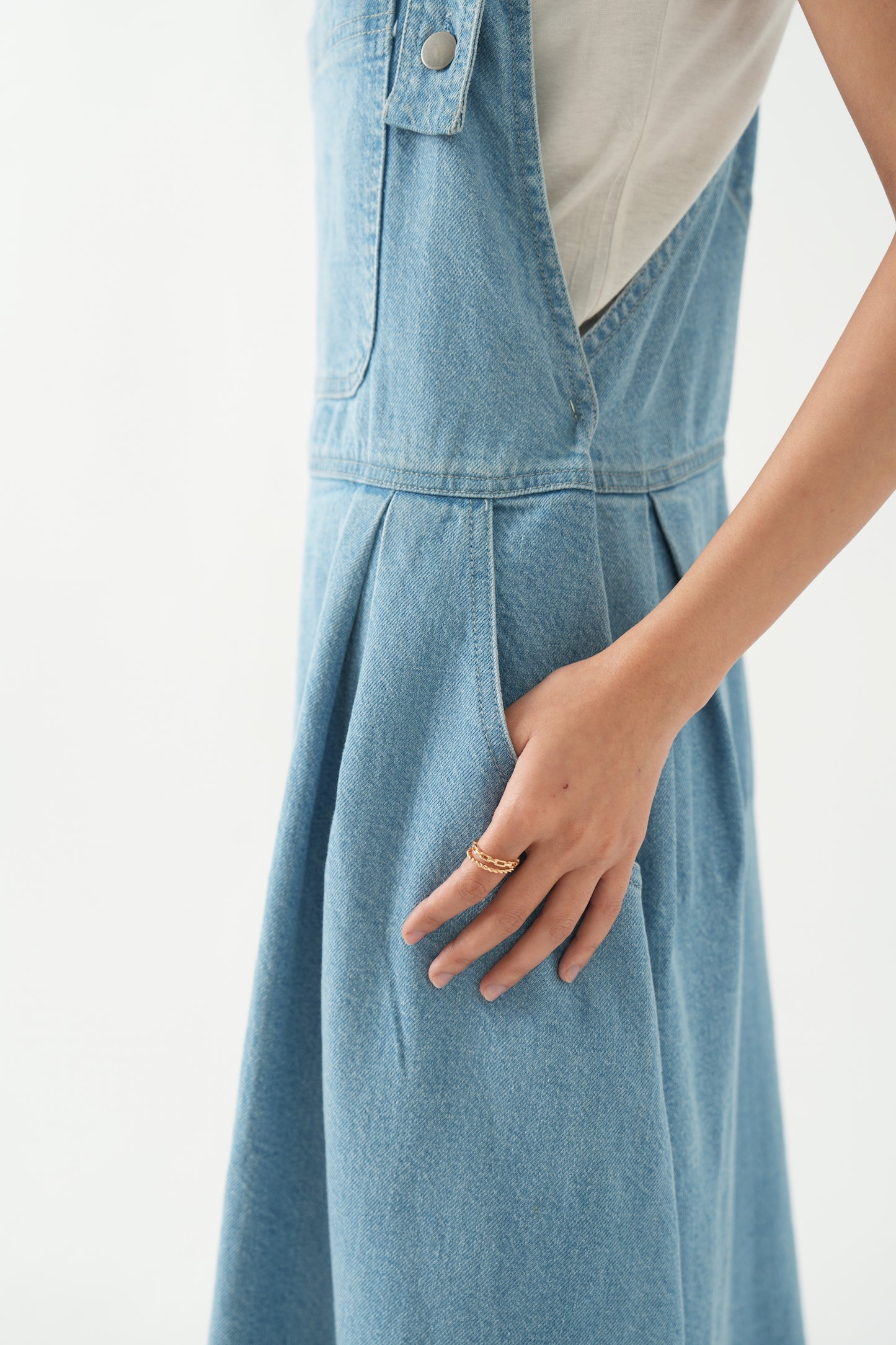 Luna - Jumper Denim dress
