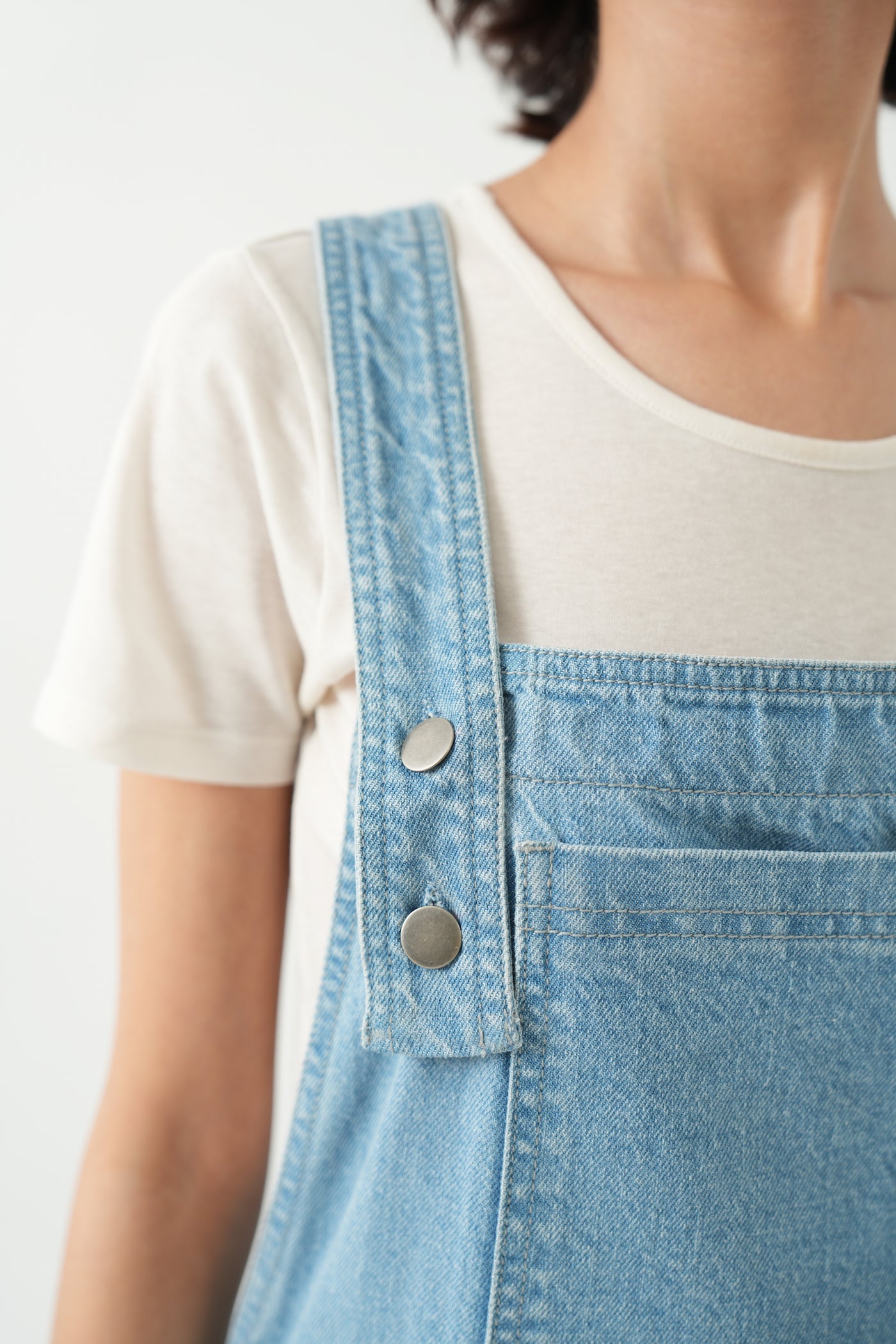 Luna - Denim Jumper dress