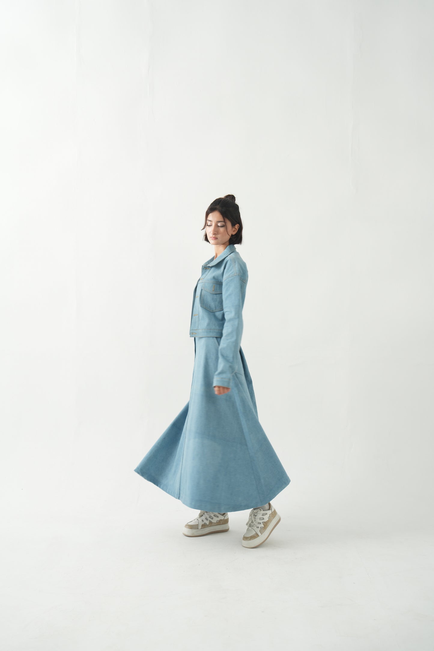 Elysia - Denim Jacket + Skirt
