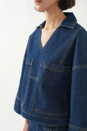 Aurora - Denim Top + Skirt